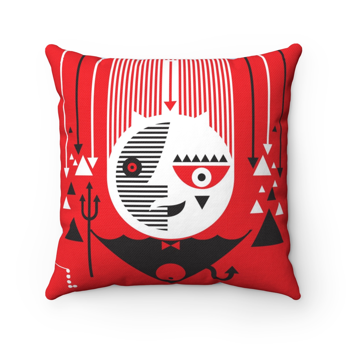 "Shoulder Residents" Front and back pillow